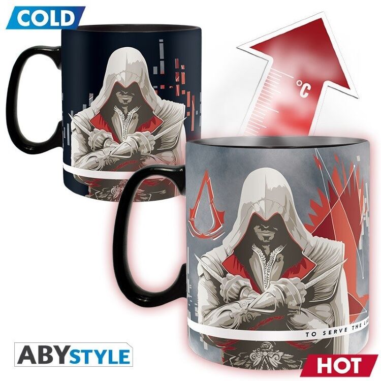 Чашка хамелеон Abystyle ASSASSINS CREED The Assassins Mug Асасини кружка 460 мл 