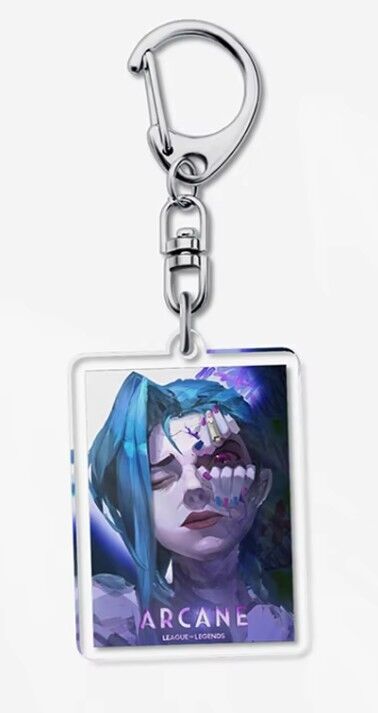 Брелок League Of Legends Arcane Jinx Anime Acrylic keychain Ліга Легенд Джинкс 3 Брелок League Of Legends Arcane Jinx Anime Acrylic keychain Ліга Легенд Джинкс 3