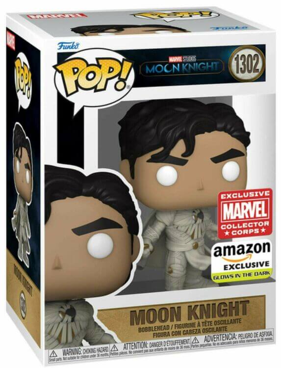 Фигурка Funko Marvel Moon Knight Фанко Лунный рыцарь (Collector Corps Exclusive) Glow 1302