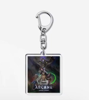 Брелок League Of Legends Arcane Anime Acrylic keychain Лига Легенд 5