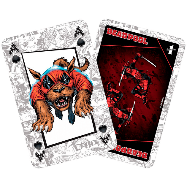 Гральні карти Марвел Marvel Deadpool Play Cards Game Waddingtons Number 1 Гральні карти Марвел Marvel Deadpool Play Cards Game Waddingtons Number 1