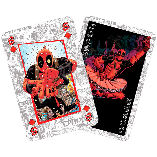 Игральные карты Марвел Marvel Deadpool Playing Cards Game Waddingtons Number 1
