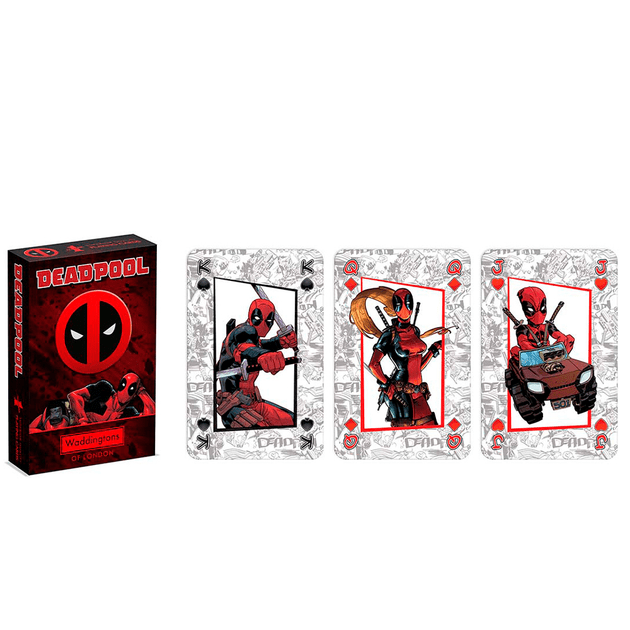 Гральні карти Марвел Marvel Deadpool Play Cards Game Waddingtons Number 1 Гральні карти Марвел Marvel Deadpool Play Cards Game Waddingtons Number 1