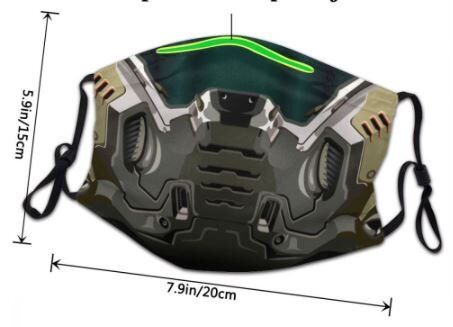 Маска защитная для лица Star Wars №13 + 2 угольных фильтра 