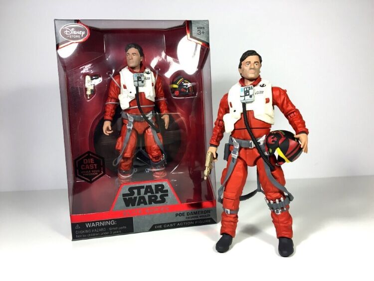 Фигурка Disney Star Wars Elite Series Die-cast Poe Dameron Figure Звёздные войны По Дэмерон 19 см.