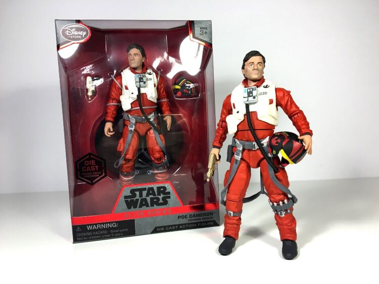 Фігурка Disney Star Wars Elite Series Die-cast Poe Dameron Figure Зоряні війни По Демерон 19 см. Фігурка Disney Star Wars Elite Series Die-cast Poe Dameron Figure Зоряні війни По Демерон 19 см.