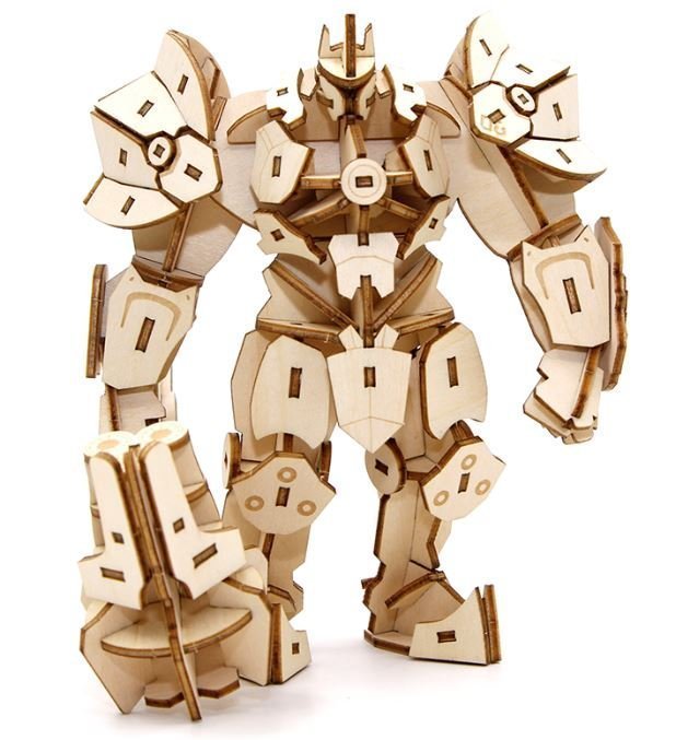 Конструктор из дерева 3D Overwatch Reinhardt Incredibuilds Wood Model