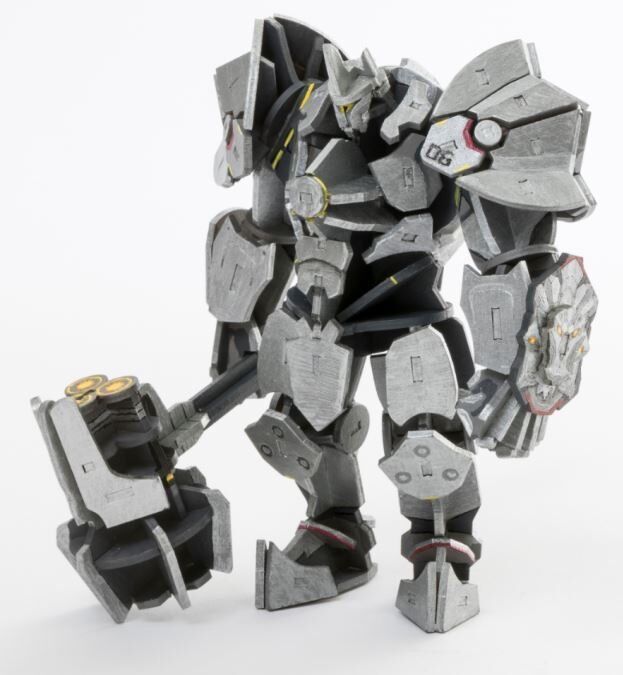 Конструктор з дерева 3D - Overwatch Reinhardt Incredibuilds Wood Model