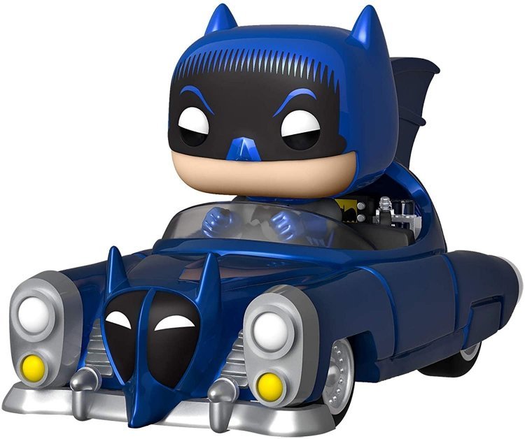 Фігурка Funko Pop Rides: Batman 80th - Blue Metallic 1950 Batmobile (Amazon Exclusive) фанко бэтмобиль 277 Фігурка Funko Pop Rides: Batman 80th - Blue Metallic 1950 Batmobile (Amazon Exclusive) фанко бэтмобиль 277