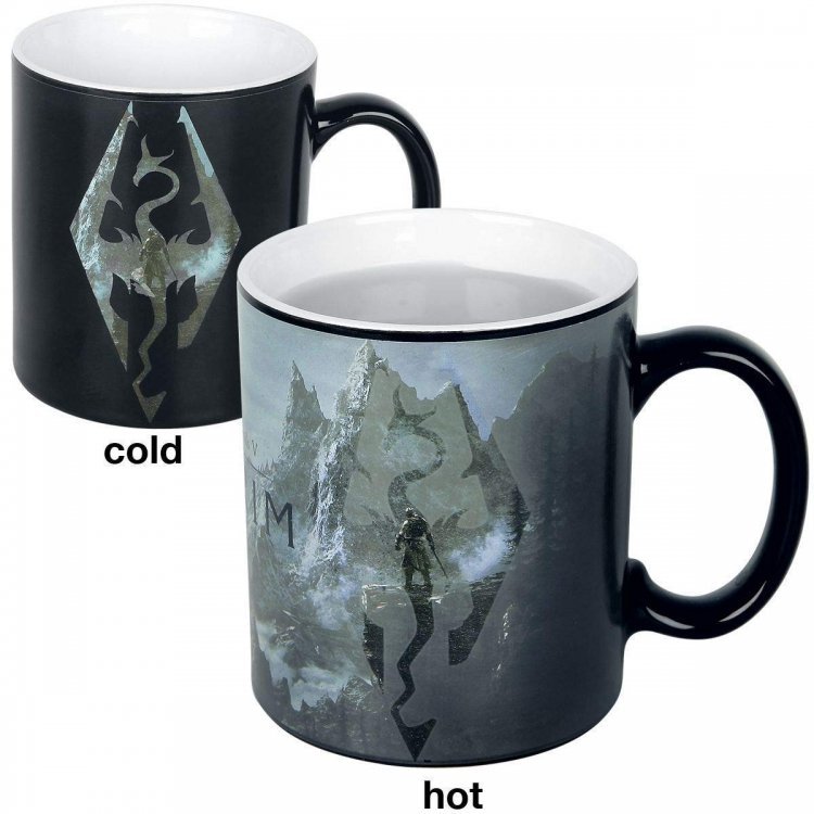 Чашка хамелеон SKYRIM Dragon Symbol Heat Change Mug Кухоль Скайрім 320 мл (змінює колір) Чашка хамелеон SKYRIM Dragon Symbol Heat Change Mug Кухоль Скайрім 320 мл (змінює колір)