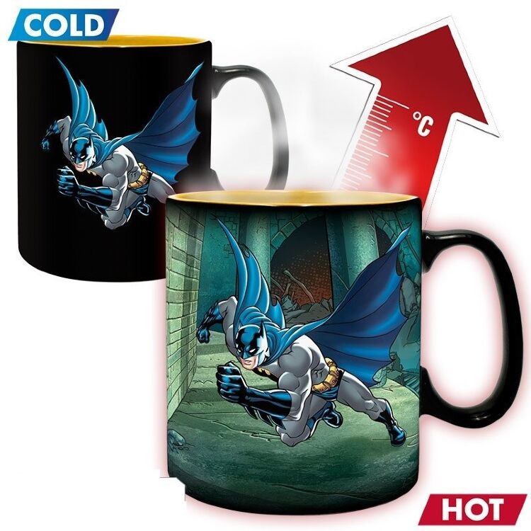 Чашка хамелеон Abystyle DC COMICS Batman and Joker Ceramic Mug кружка Бетмен та Джокер 460 мл