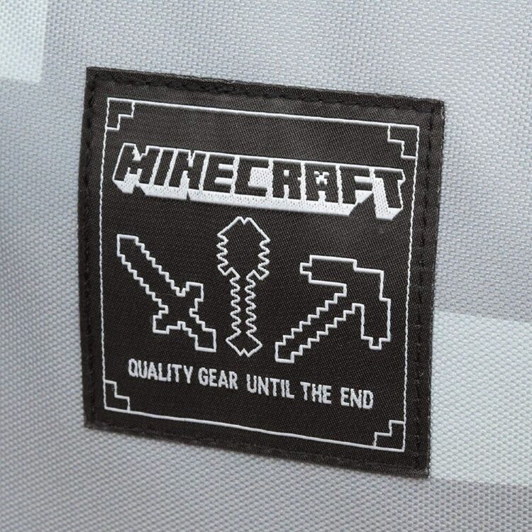 Рюкзак майнкрафт - Minecraft Creepy Creeper Kids Backpack (Grey, 18 ") School