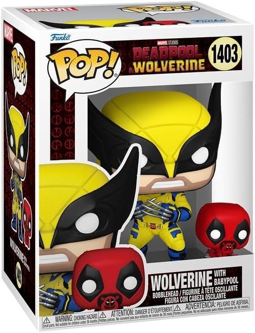Фігурка Funko Marvel: Deadpool & Wolverine with Babypool Дедпул Росомаха фанко 1403