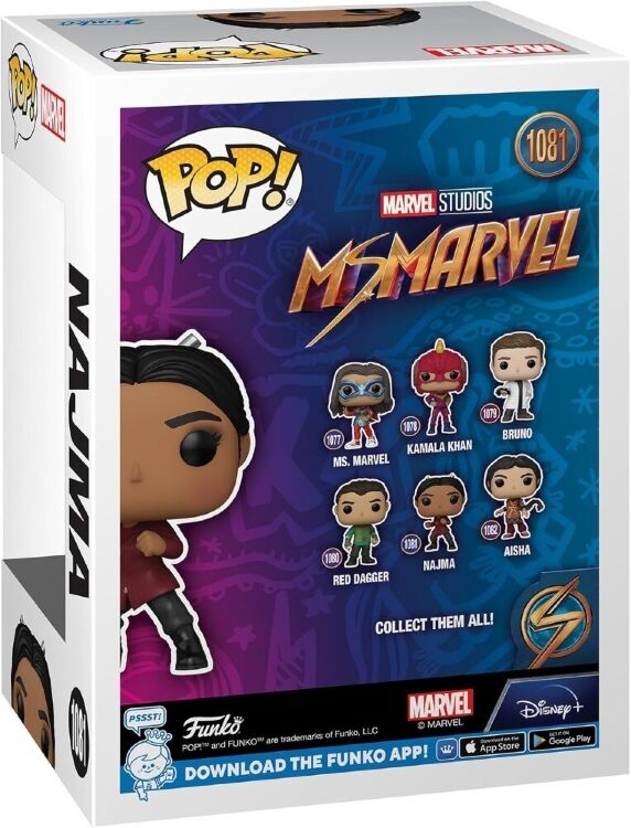 Фигурка Funko Marvel Television: Ms. Marvel Najma фанко Мисс Марвел Наджма 1081