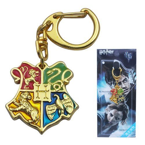 Брелок Harry Potter Hogwarts Metal KeyChain золотий колір