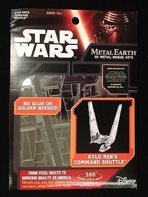 Metal Earth 3D Model Kits Star Wars Kylo Ren's Command Shuttle Metal Earth 3D Model Kits Star Wars Kylo Ren's Command Shuttle