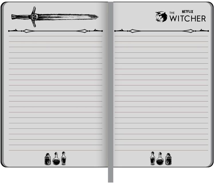 Блокнот Ведьмак Netflix The Witcher - Grimoire Of A Witcher Journal Записная книжка