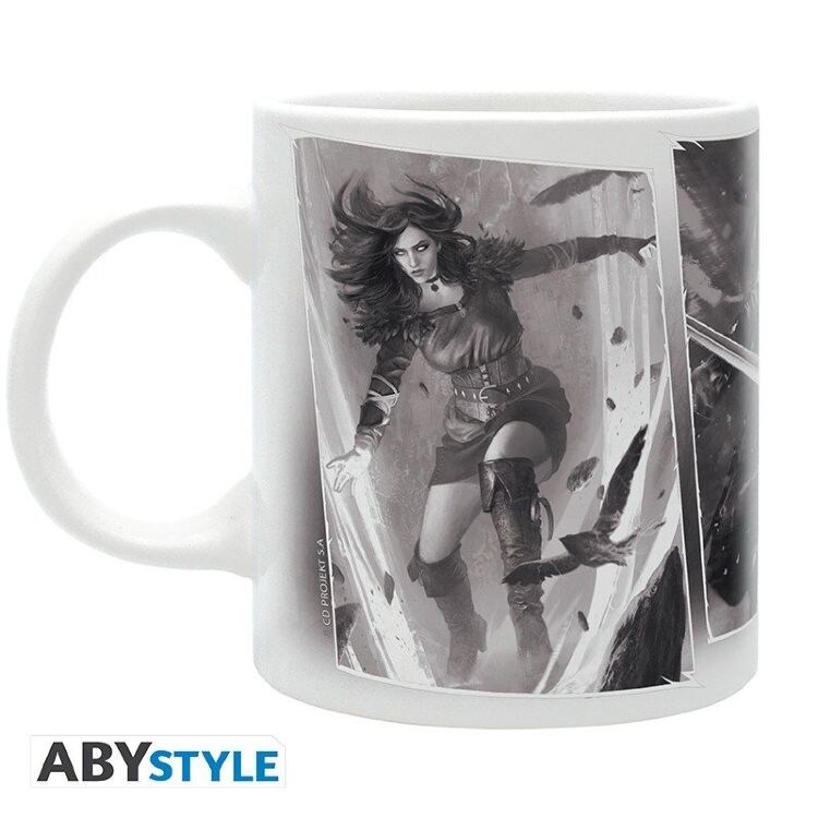 Чашка WITCHER Geralt, Ciri and Yennefer Mug Кружка Відьмак Геральт Цирі Єнніфер 320 мл