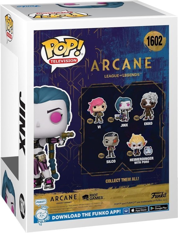 Фігурка Funko League Of Legends Arcane Jinx фанко Ліга легенд Джинкс 1602