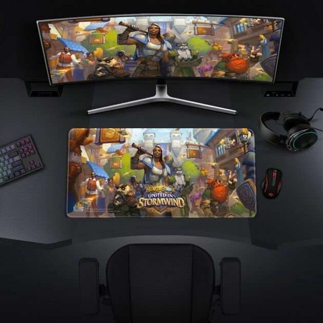 Килимок для миші ігрова поверхня Blizzard Hearthstone United in Stormwind Хартстоун XL 90*42 cм Килимок для миші ігрова поверхня Blizzard Hearthstone United in Stormwind Хартстоун XL 90*42 cм
