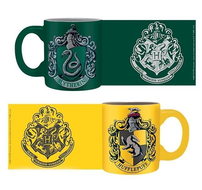 Чашки Подарунковий набір Harry Potter - Slytherin and Hufflepuff Espresso Mug Set