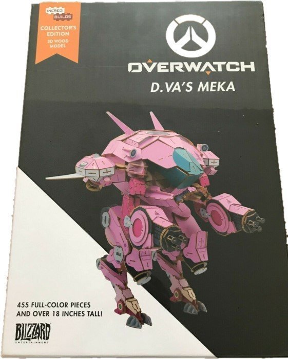Конструктор з дерева 3D Overwatch D.Va 18" IncrediBuilds Collectible Wood Model 45 см Конструктор з дерева 3D Overwatch D.Va 18" IncrediBuilds Collectible Wood Model 45 см