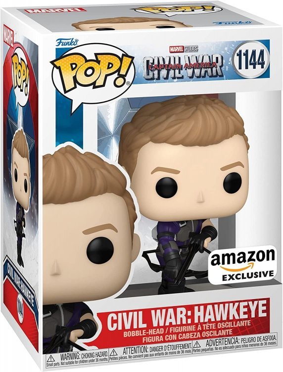 Фігурка Funko Marvel Civil War Hawkeye Фанко Соколине око Amazon Exclusive 1144