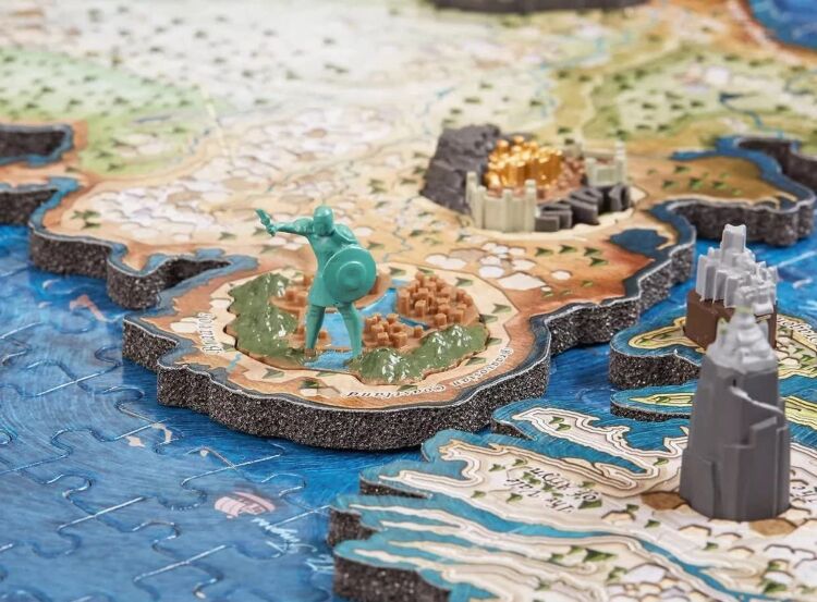 4D пазли Game of Thrones - Cityscape 4D Westeros and Essos Puzzle (891 Piece)