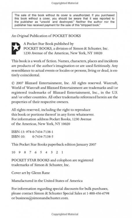 Книга World of Warcraft: Rise of the Horde (Blizzard Legends) М'який палітурка (Eng)