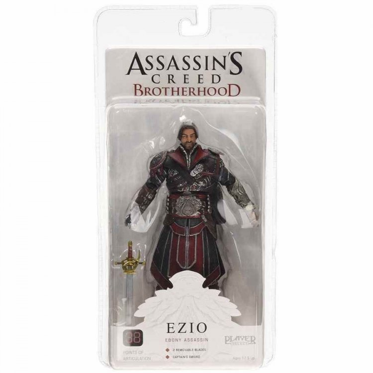 Фігурка NECA Assassins Creed Ezio EBONY UNHOODED ASSASSIN Figure Фігурка NECA Assassins Creed Ezio EBONY UNHOODED ASSASSIN Figure