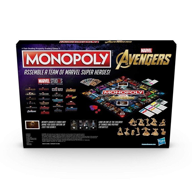 Монополія настільна гра Monopoly Game: Marvel Avengers Edition Монополія настільна гра Monopoly Game: Marvel Avengers Edition