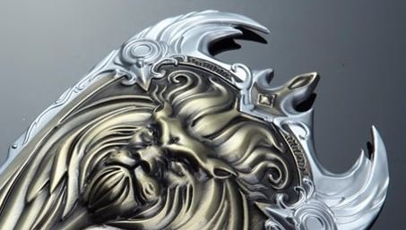 World of Warcraft Alliance Logo Golden Shield Metal