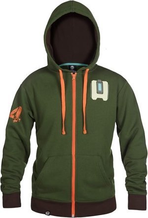 Кофта Реглан OVERWATCH Ultimate Bastion ZipUp Hoodie Овервотч Худи Бастион (размер XL)