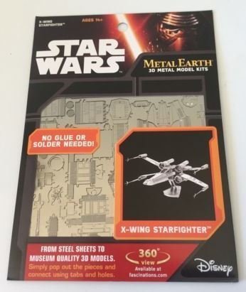 Metal Earth 3D Model Kits Star Wars X-Wing