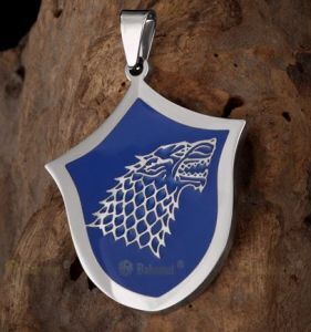 Медальйон Game of Thrones Stark Wolf Медальйон Game of Thrones Stark Wolf