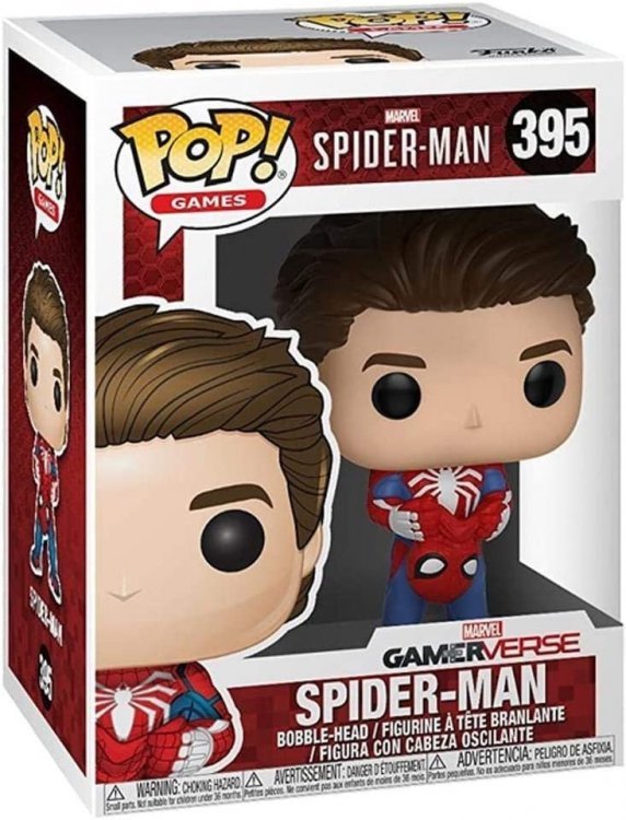 Фігурка Funko Marvel Games: Spider-Man Unmasked Фанко Людина павук без маски 395