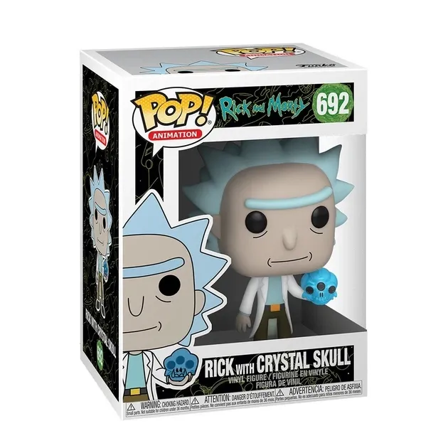 Фігурка Funko Rick and Morty: Rick with Crystal Skull фанко Рік і Морті та Кришталевий череп 692