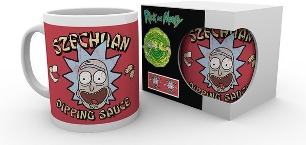 Кружка GB eye Rick and Morty Szechuan Dipping Sauce Ceramic Mug Чашка 295 ml