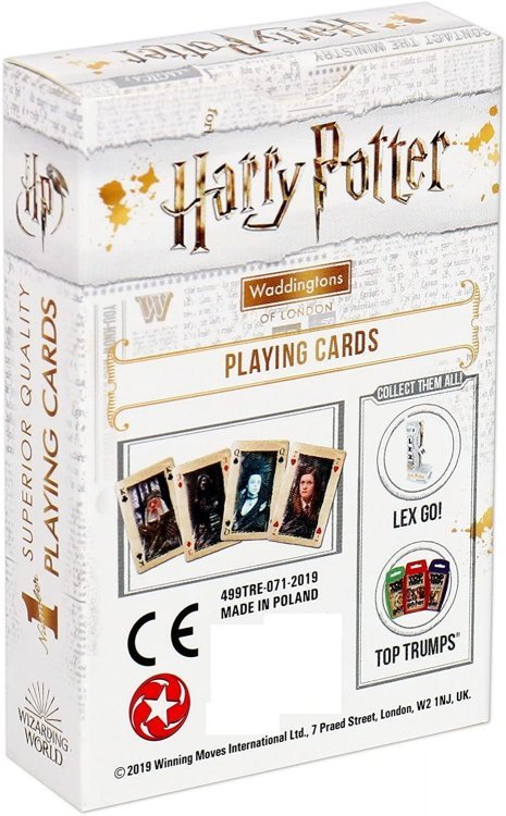 Гральні карти Гаррі Поттер Harry Potter Playing Cards Waddingtons Number 1 Гральні карти Гаррі Поттер Harry Potter Playing Cards Waddingtons Number 1