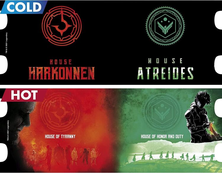 Чашка хамелеон Abystyle DUNE Heat Change Atreides vs Harkonnen Mug кухоль Дюна 460 мл