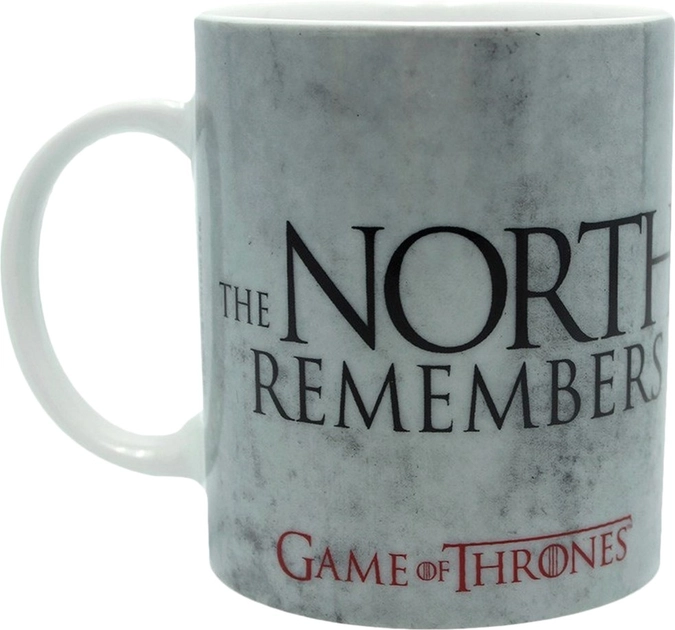 Чашка ABYstyle Game of Thrones The North Remembers Гра Престолів Старк Північ пам`ятає 320 мл Чашка ABYstyle Game of Thrones The North Remembers Гра Престолів Старк Північ пам`ятає 320 мл