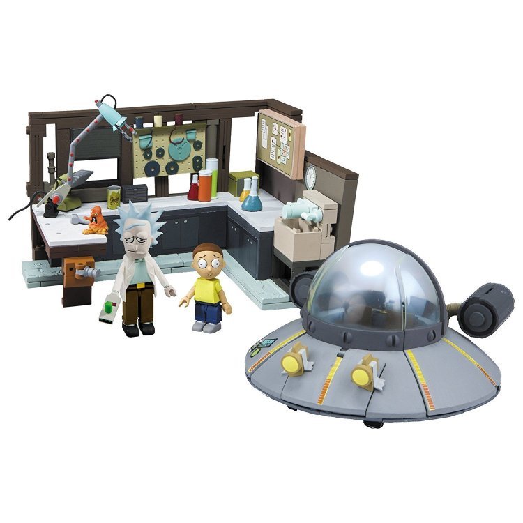 Конструктор Рік і Морті McFarlane - Rick and Morty - Spaceship and Garage Конструктор Рік і Морті McFarlane - Rick and Morty - Spaceship and Garage