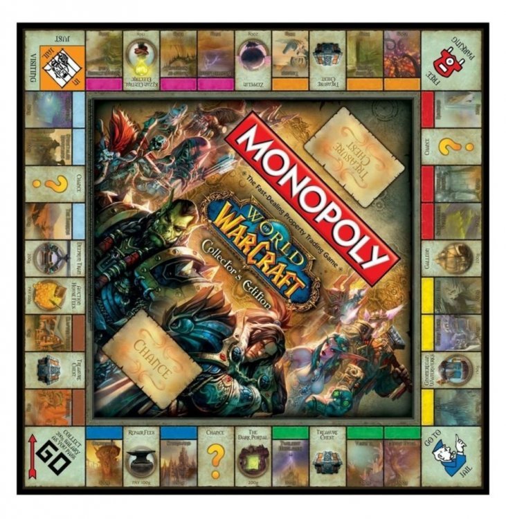 Настільна гра Monopoly: World of Warcraft Collectors Edition (Монополія Варкрафт)