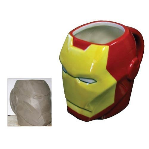Чашка Avengers - Iron Man Marvel Molded 16 oz. Mug Чашка Avengers - Iron Man Marvel Molded 16 oz. Mug