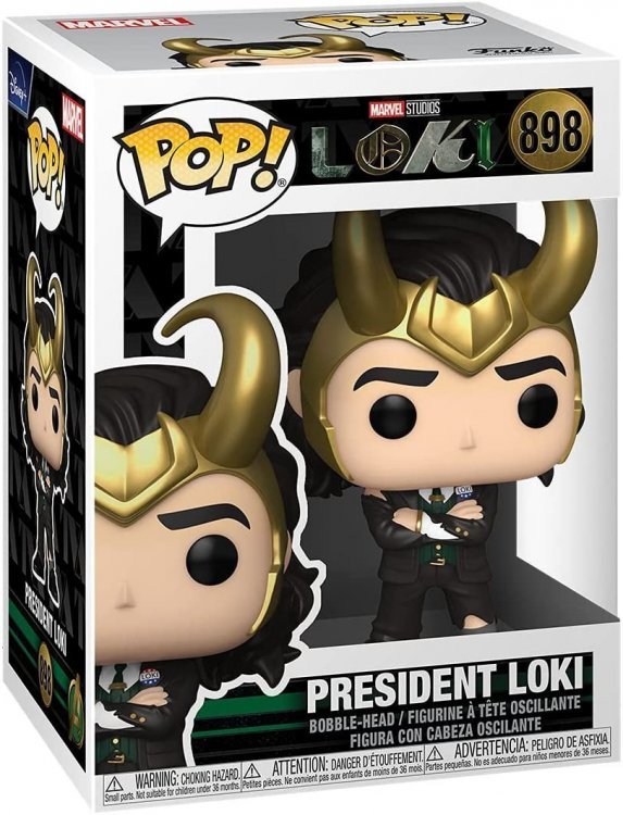 Фігурка Funko Pop Marvel: Loki President фанко Локі президент 898 Фігурка Funko Pop Marvel: Loki President фанко Локі президент 898