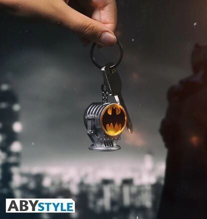 Брелок 3D Batman DC COMICS Bat-Signal Бетмен Бет-сигнал Logo Keychain (світиться)