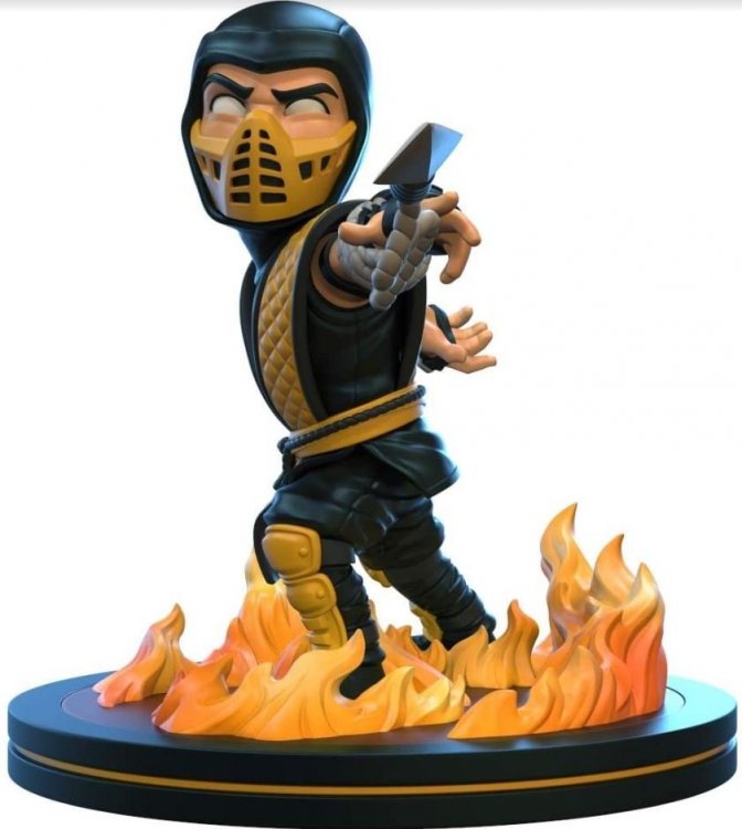 Фігурка MORTAL KOMBAT Quantum Mechanix: Scorpion (Скорпіон)