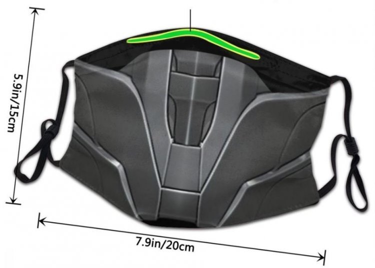 Маска захисна для обличчя Robot + 2 вугільні фільтри