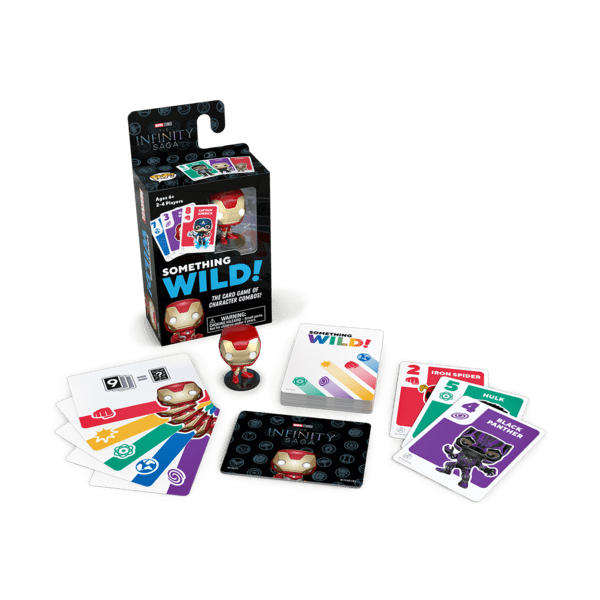 Карткова гра Funko Pop Something Wild: Marvel Infinity Saga - Iron Man настільна гра фанко Залізна людина