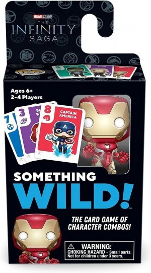 Карткова гра Funko Pop Something Wild: Marvel Infinity Saga - Iron Man настільна гра фанко Залізна людина